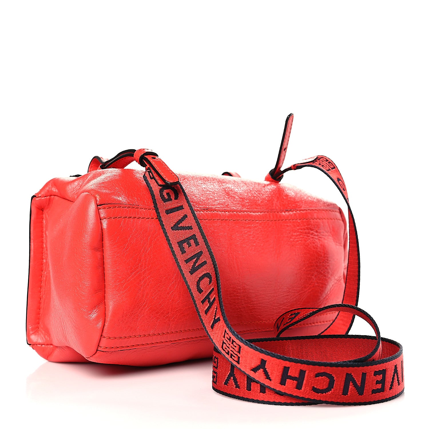 Givenchy Patent Lambskin 4G Mini Pandora Pop Red 3 of 9