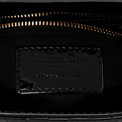 Christian Dior Patent Cannage Mini Lady Dior Black 6 of 11