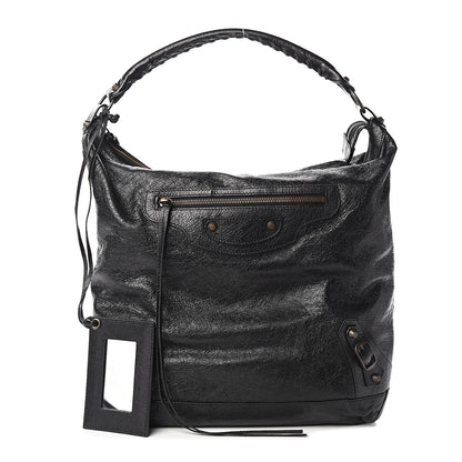 Balenciaga Agneau Classic Hardware Day Hobo Black 1 of 9