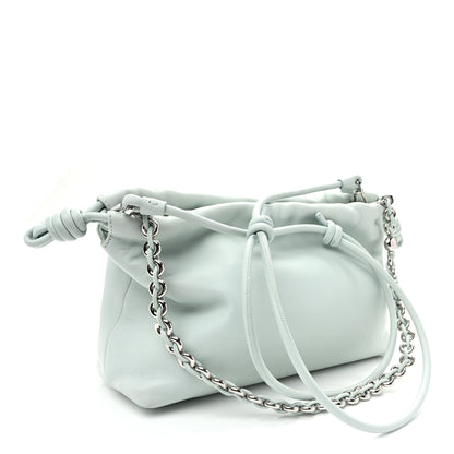Loewe Mellow Nappa Medium Donut Chain Flamenco Knot Clutch Frozen 3 of 11
