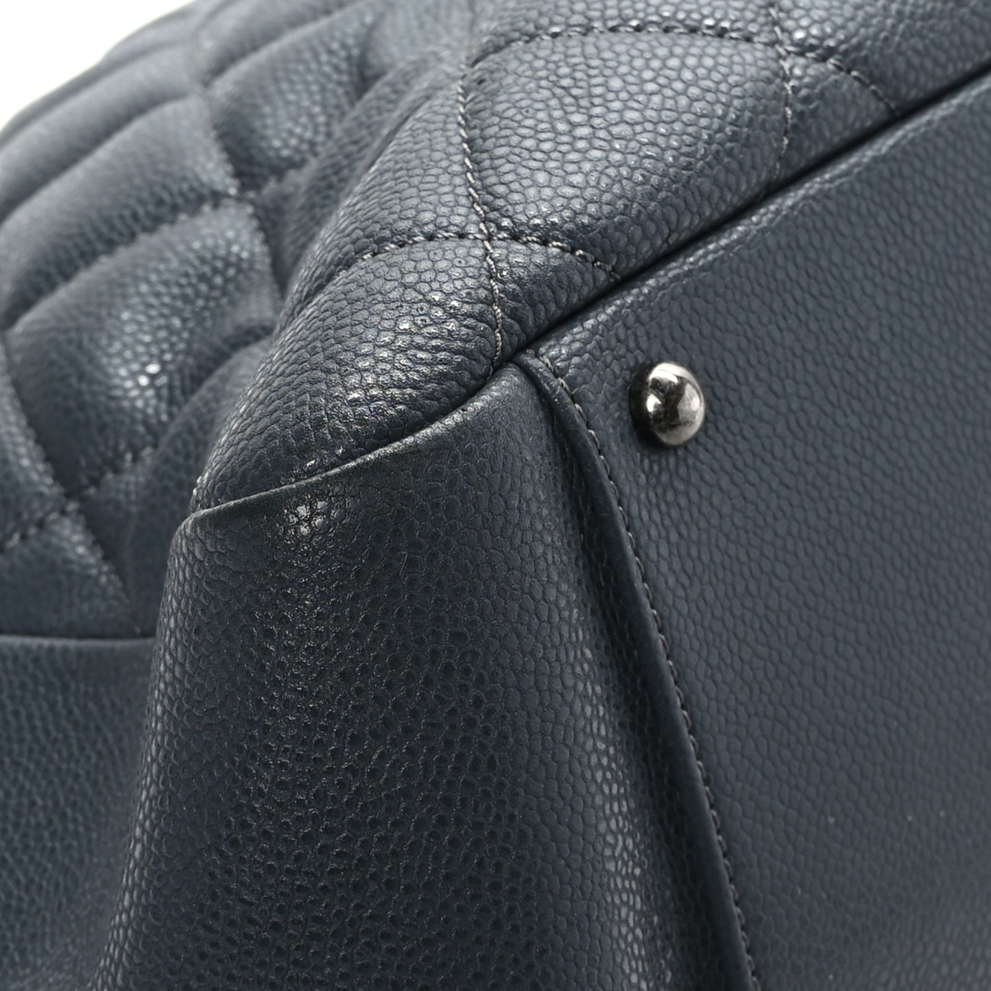 Caviar Quilted XL Grand Shopping Tote GST Blue