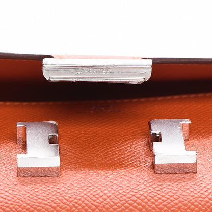 Hermes Epsom Constance Long Wallet Orange 8 of 19