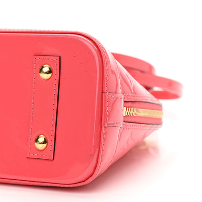 Louis Vuitton Vernis Alma BB Rose Litchi 8 of 12