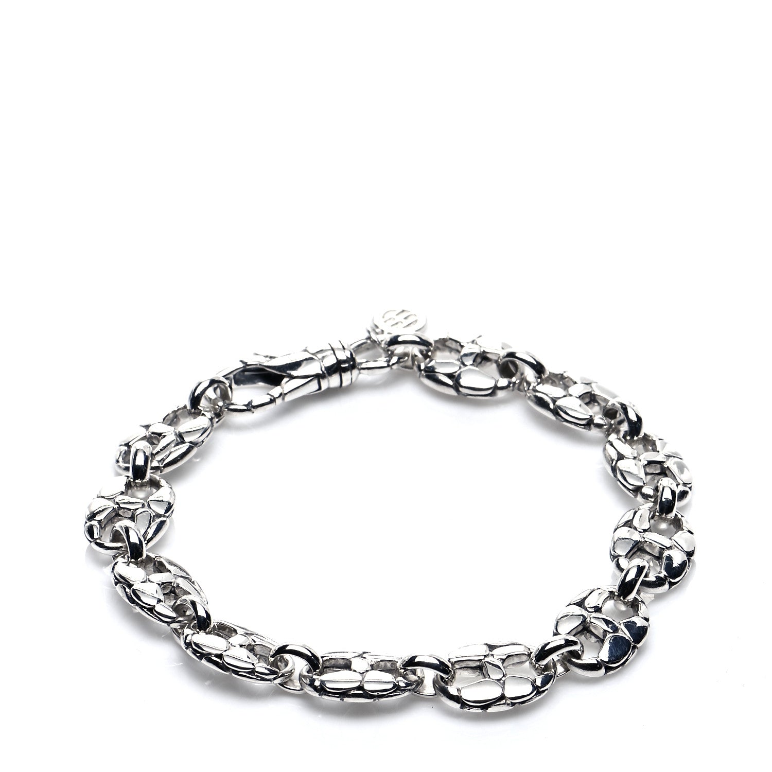 John Hardy Sterling Silver Kali Pebble Link Bracelet 1 of 4