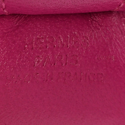 Hermes Milo Lambskin Lizard Touch Grigri Rodeo Horse Bag Charm PM Rose Pourpre 3 of 6