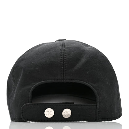 Chanel Cotton CC Cap Hat Black 6 of 8
