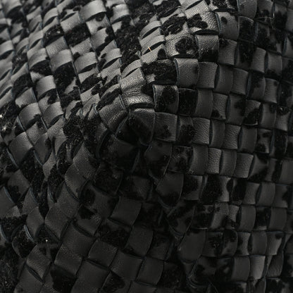 Bottega Veneta Nappa Velours Intrecciato Large Cabat Black 9 of 10