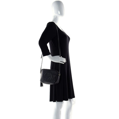 Gucci Pebbled Calfskin Small Soho Disco Bag Black 12 of 12