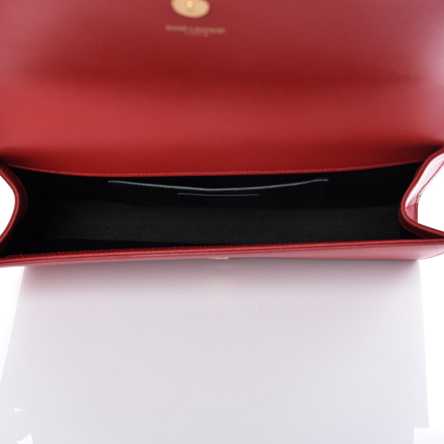 Grain De Poudre Classic Monogram Cassandre Clutch New Red