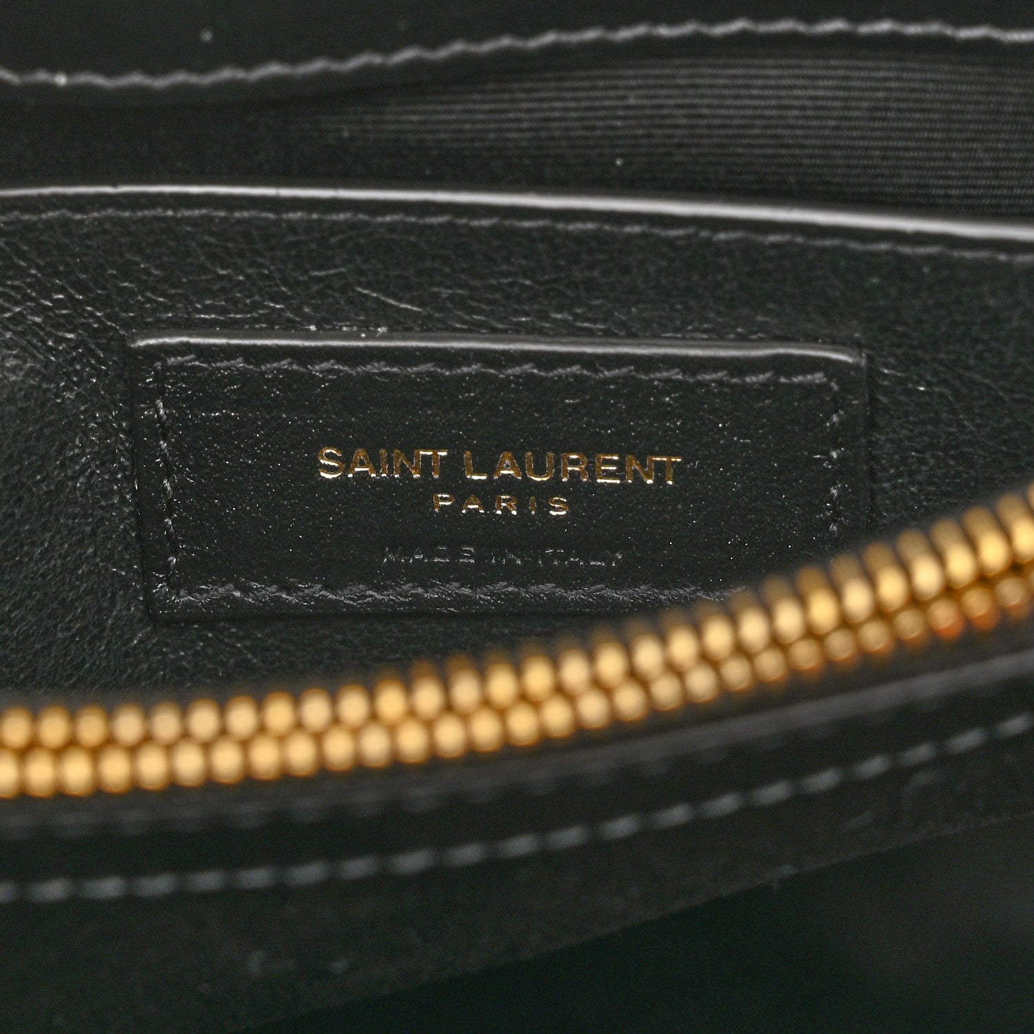 Saint Laurent Calfskin Y Quilted Monogram Small Loulou Chain Satchel Black 7 of 12