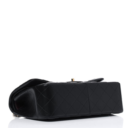 Chanel Lambskin Quilted Jumbo Double Flap Black 3 of 5