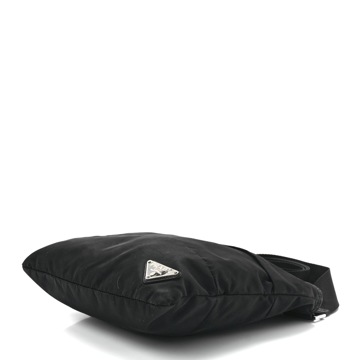 Tessuto Nylon Vela Messenger Bag Black