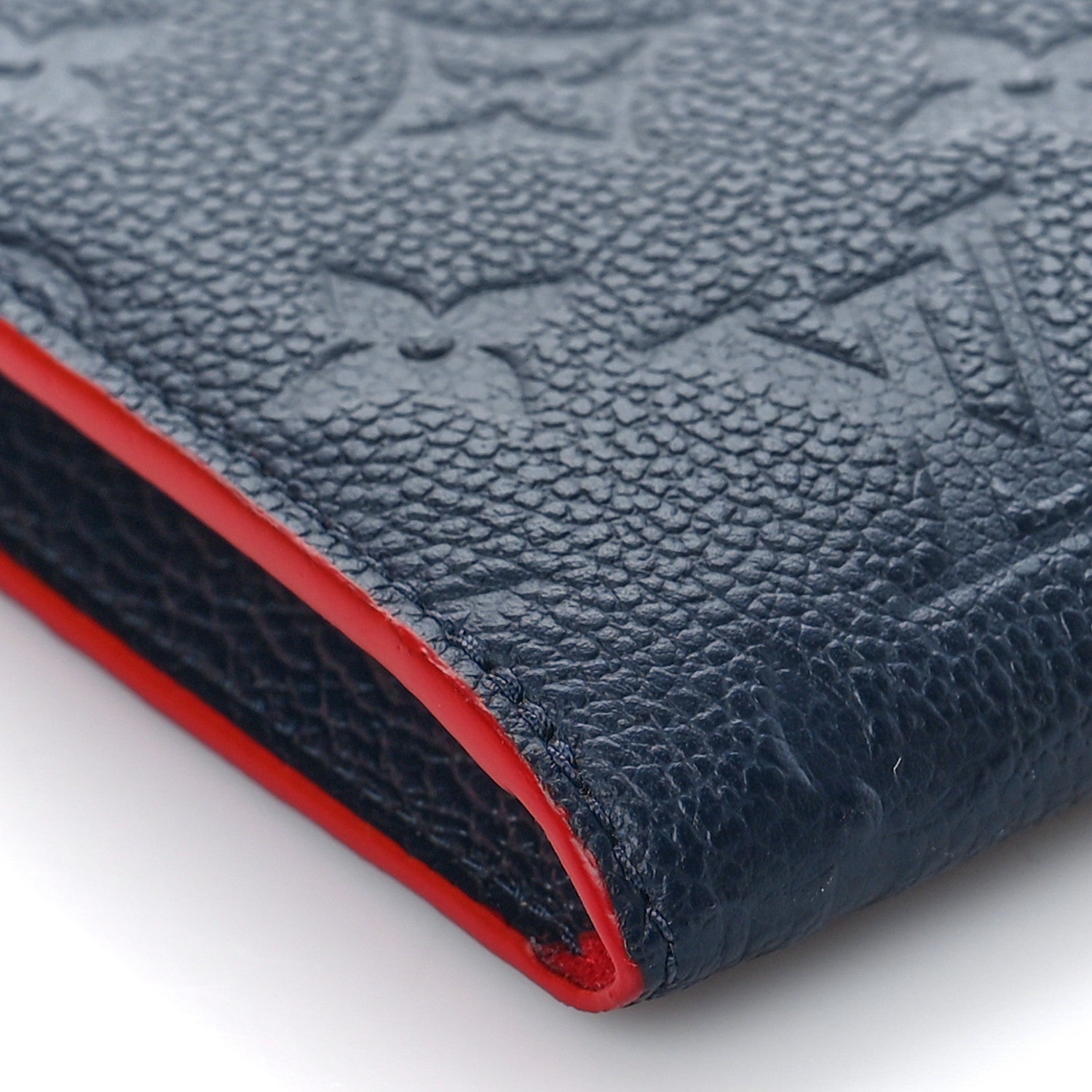 Louis Vuitton Empreinte Pochette Melanie MM Marine Rouge 7 of 9