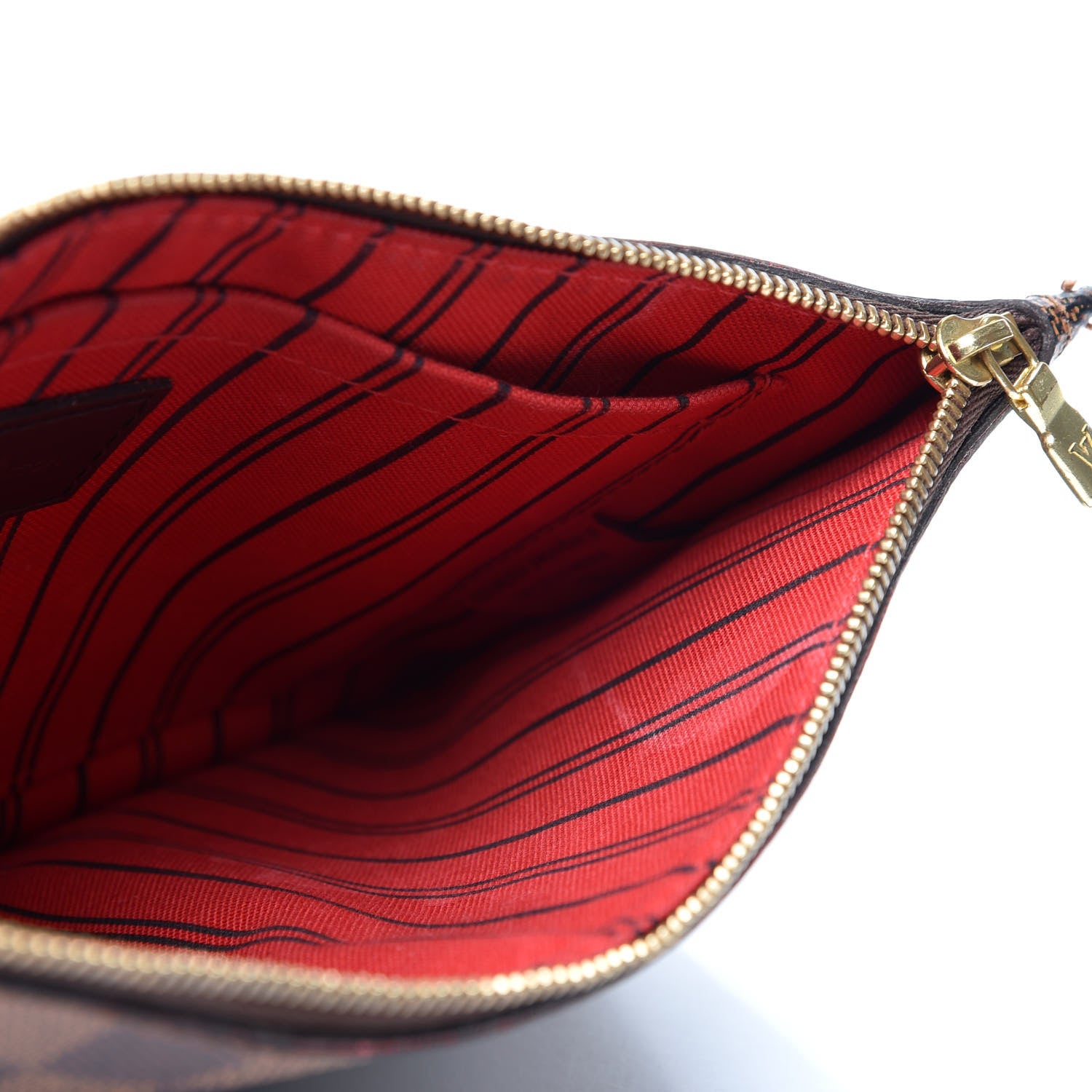 Louis Vuitton Damier Ebene Neverfull MM GM Pochette 4 of 11
