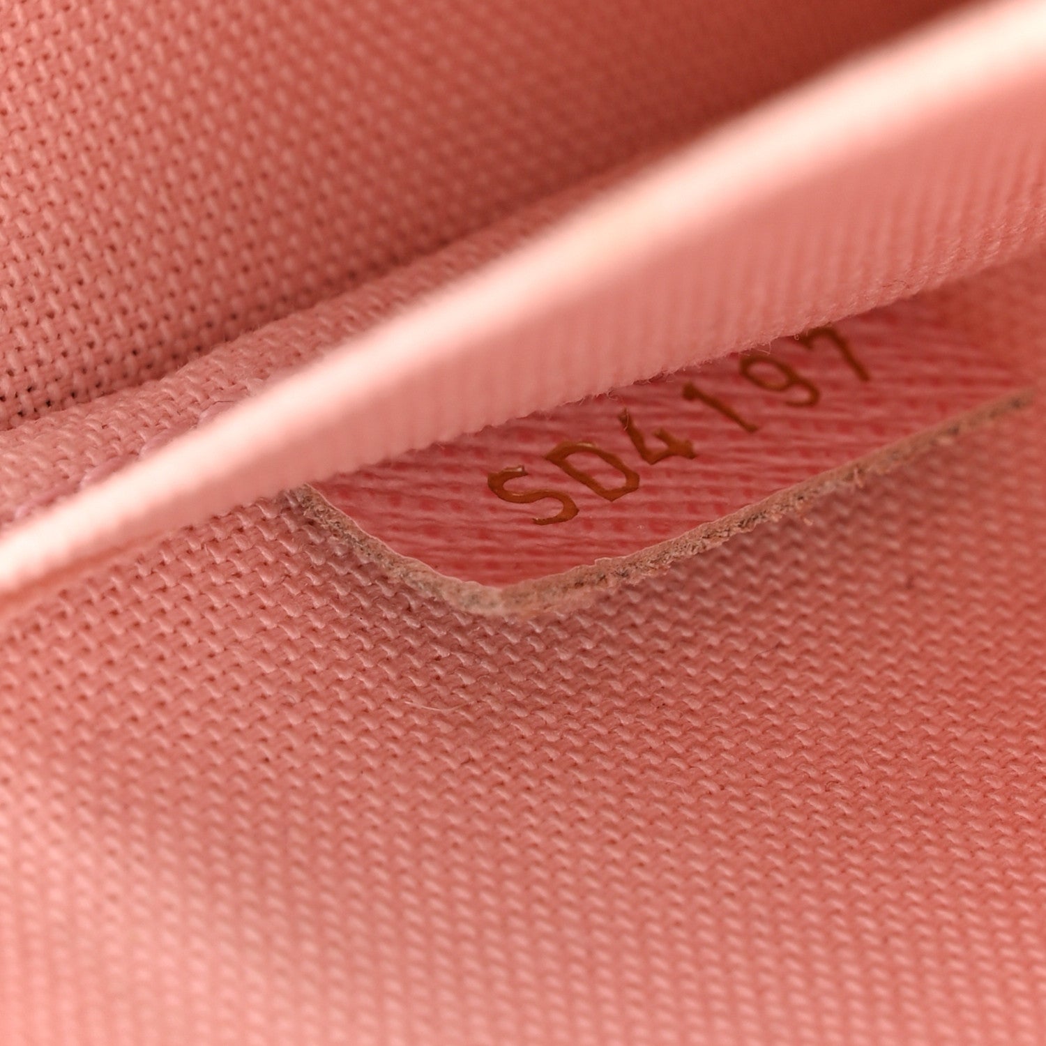 Louis Vuitton Damier Azur Pochette Felicie Chain Wallet Rose Ballerine 9 of 13