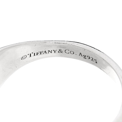 Tiffany Sterling Silver Return to Tiffany Heart Signet Ring 56 7.5 4 of 7