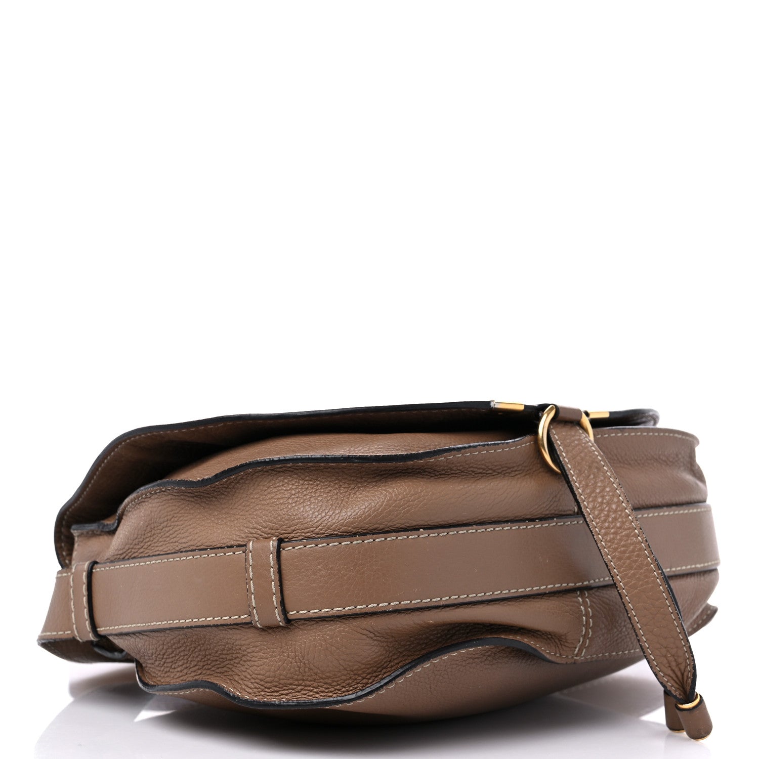 Chloe Calfskin Medium Marcie Round Crossbody Bag Nut 3 of 15