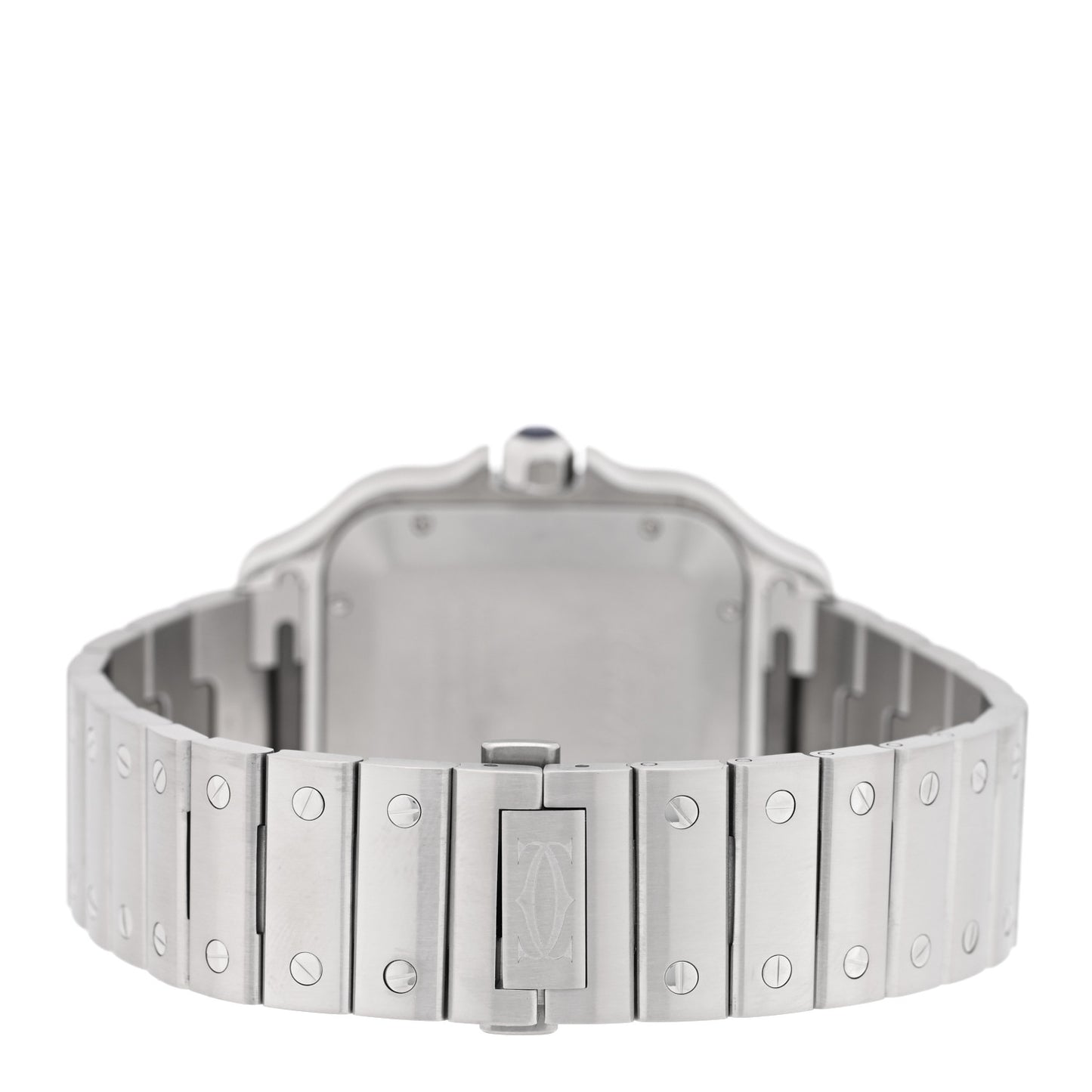 Stainless Steel 39.8mm Santos De Cartier Automatic Watch Green