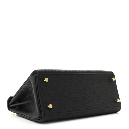 Hermes Togo Kelly Retourne 25 Black 4 of 8
