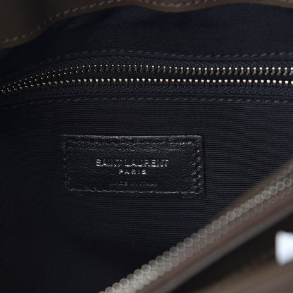 Saint Laurent Calfskin Y Quilted Monogram Medium Loulou Chain Satchel Faggio 6 of 9