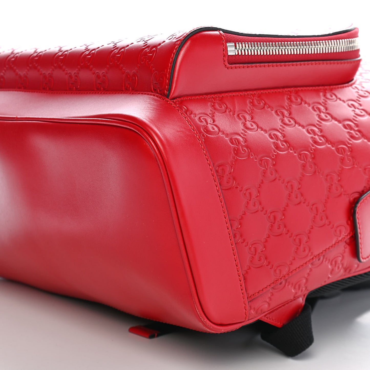 Guccissima Signature Day Backpack Hibiscus Red