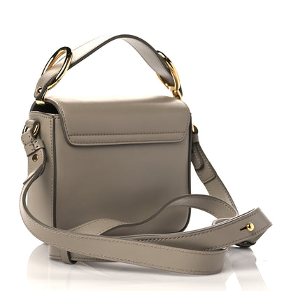 Chloe Shiny Calfskin Suede Mini C Double Carry Motty Grey 3 of 11