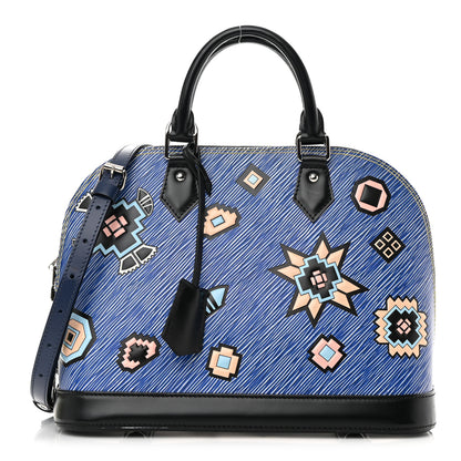 Louis Vuitton Epi Azteque Alma PM Denim Light 1 of 19