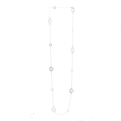 Tiffany Sterling Silver Paloma Picasso Zellige Station Necklace 3 of 4