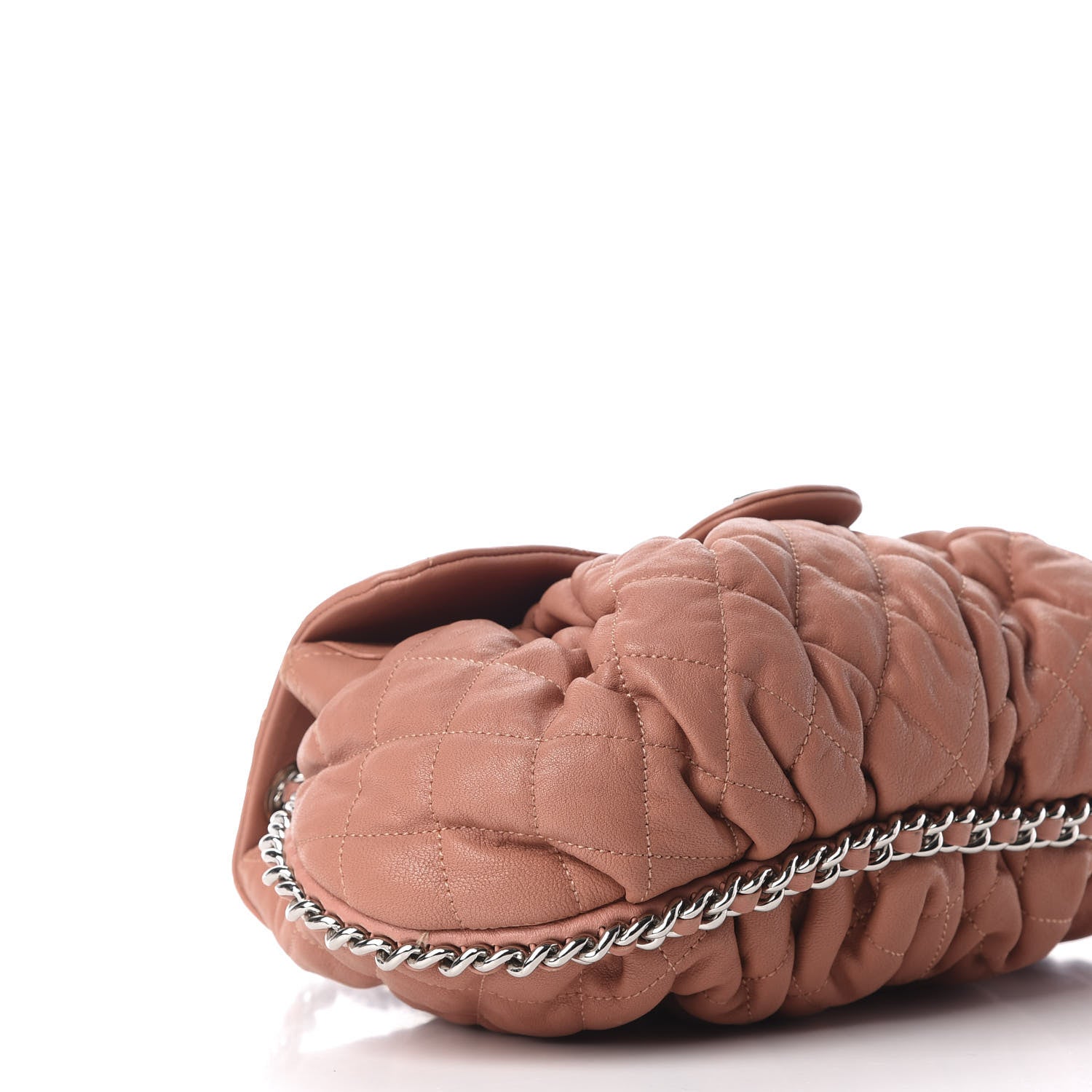 Chanel Washed Lambskin Quilted Medium Chain Around Flap Pink 6 of 11