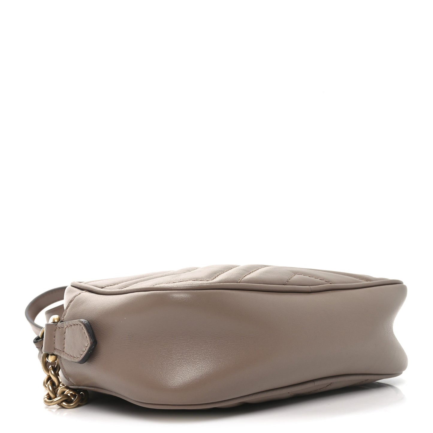 Calfskin Matelasse Mini GG Marmont Chain Shoulder Bag Porcelain Rose