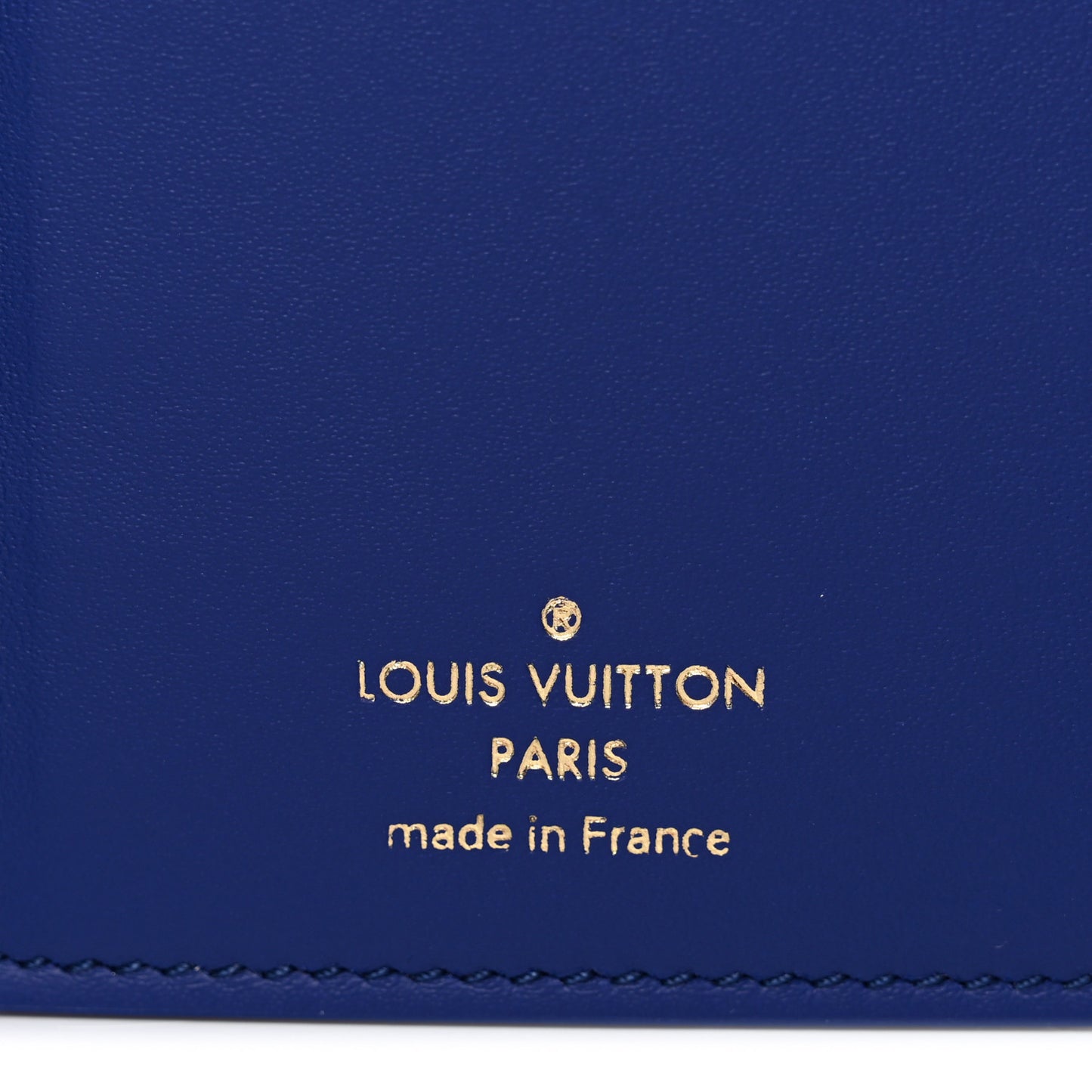 Taurillon Capucines Compact Wallet Blue