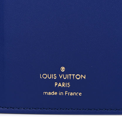 Louis Vuitton Taurillon Capucines Compact Wallet Blue 6 of 8
