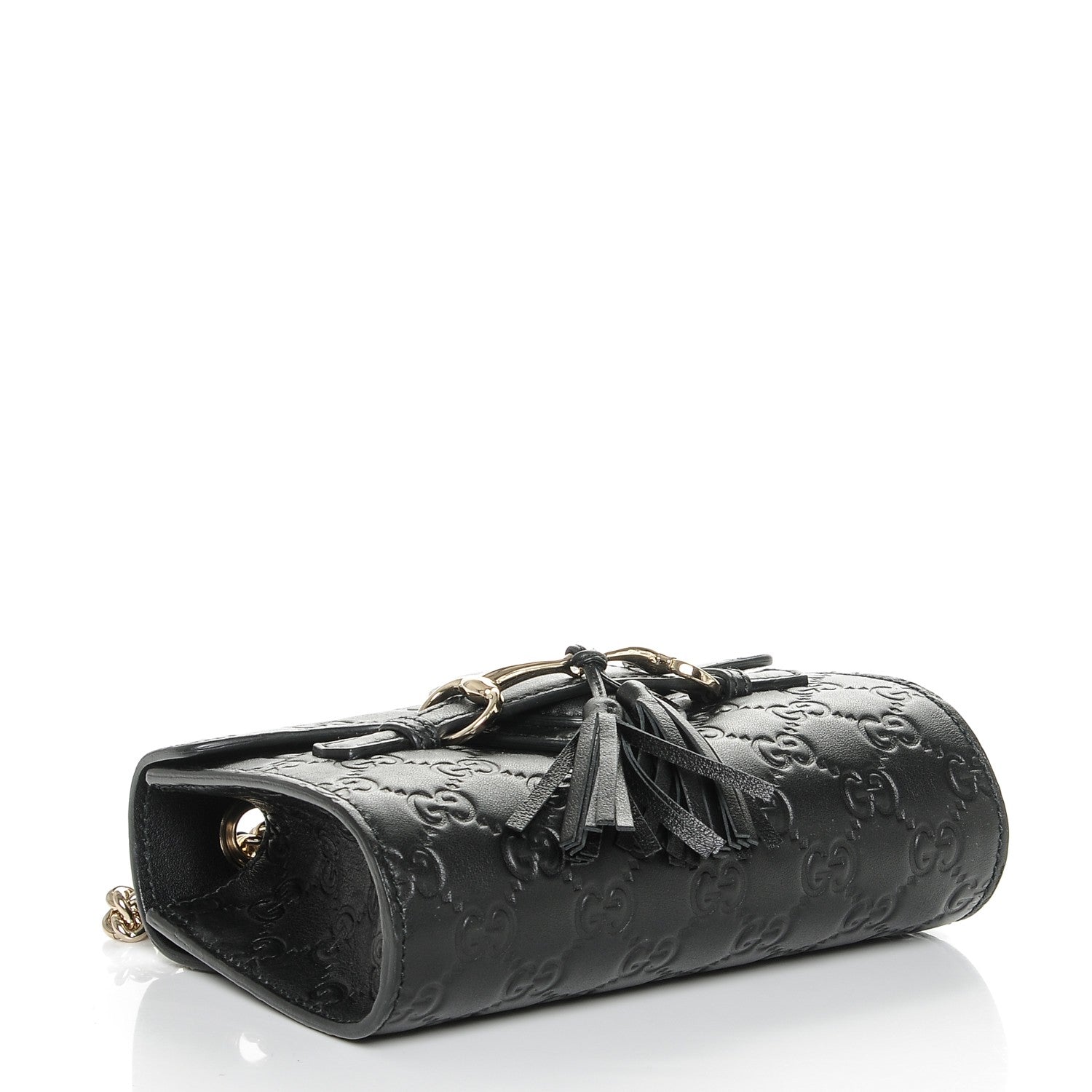 Gucci Guccissima Mini Emily Shoulder Bag Black 4 of 7
