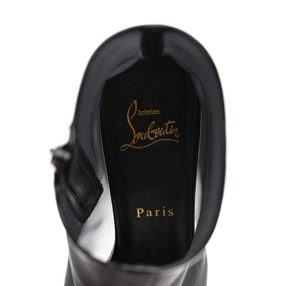Christian Louboutin Mesh Checkypoint 55 Booties 40 Black 7 of 8