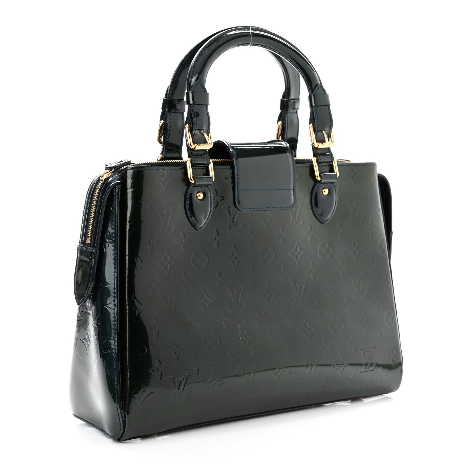 Louis Vuitton Vernis Melrose Avenue Blue Nuit 3 of 9