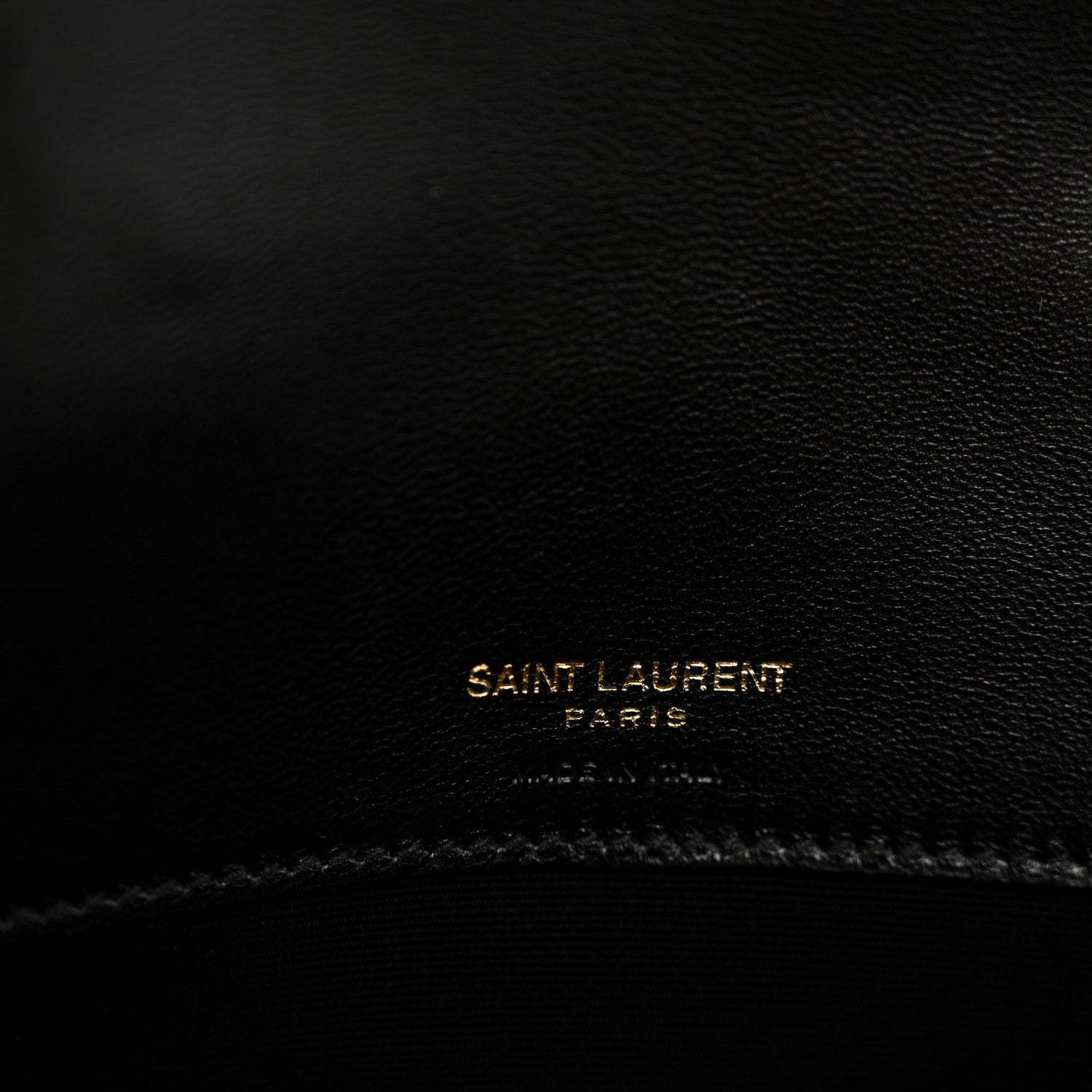 Saint Laurent Lambskin Chevron Quilted Medium Loulou Black 7 of 14