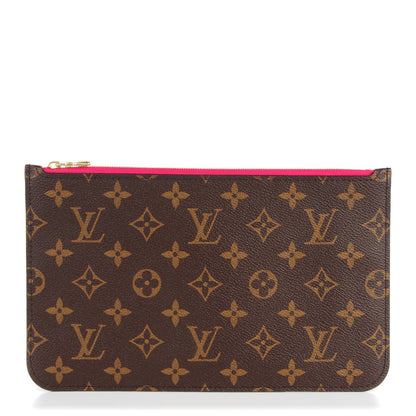 Louis Vuitton Monogram Neverfull MM GM Pochette Pivoine 1 of 9