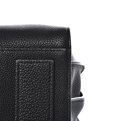 Saint Laurent Grained Calfskin Small Supple Sac De Jour Black 9 of 9