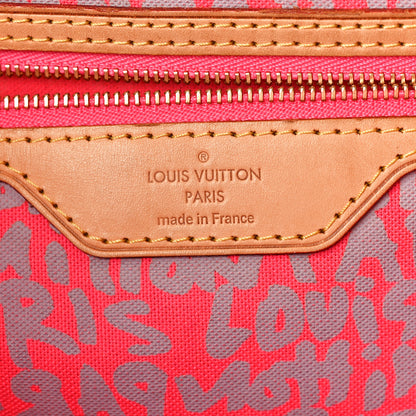 Louis Vuitton Monogram Graffiti Neverfull GM Fuchsia 5 of 11