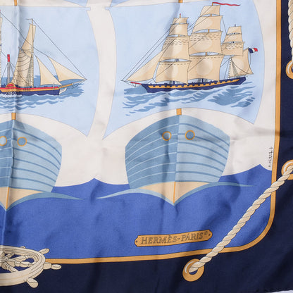 Hermes Silk Grand Largue Scarf 90 3 of 4