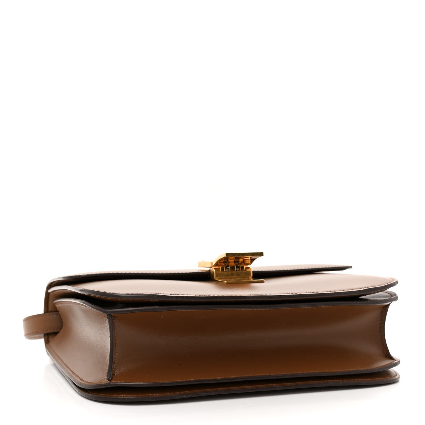 Box Calfskin Medium Classic Box Flap Bag Camel