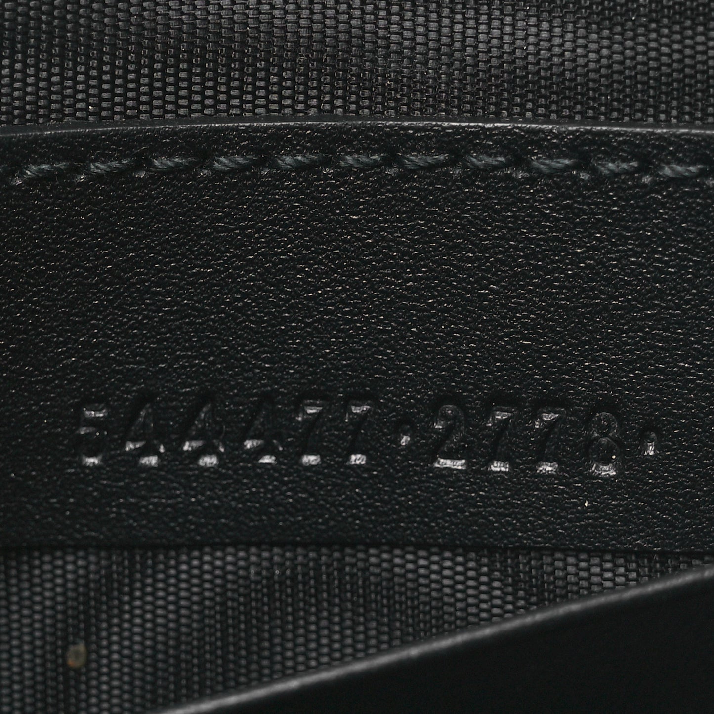Microguccissima Clutch Black