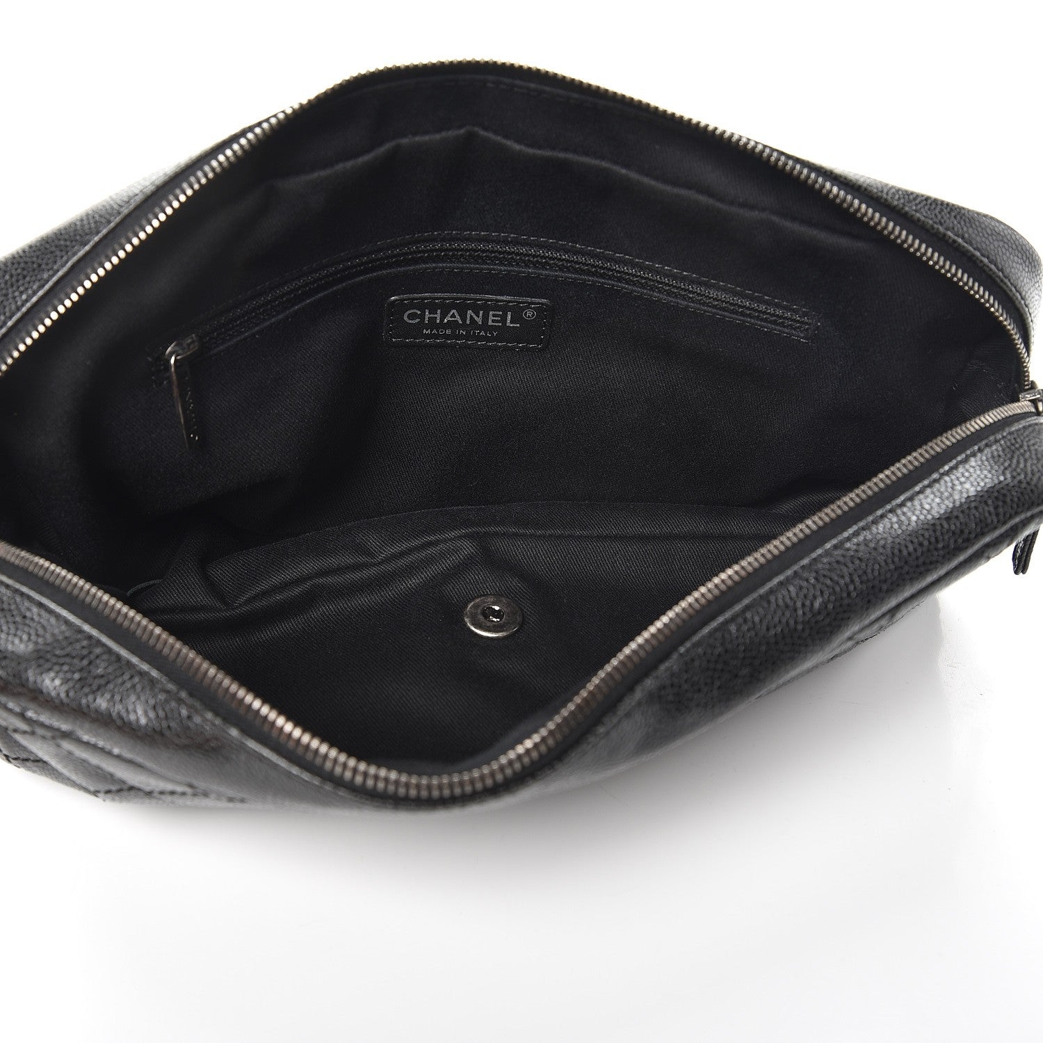 Chanel Iridescent Caviar Quilted Large Chic Flap Black 5 of 10
