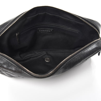 Chanel Iridescent Caviar Quilted Large Chic Flap Black 5 of 10