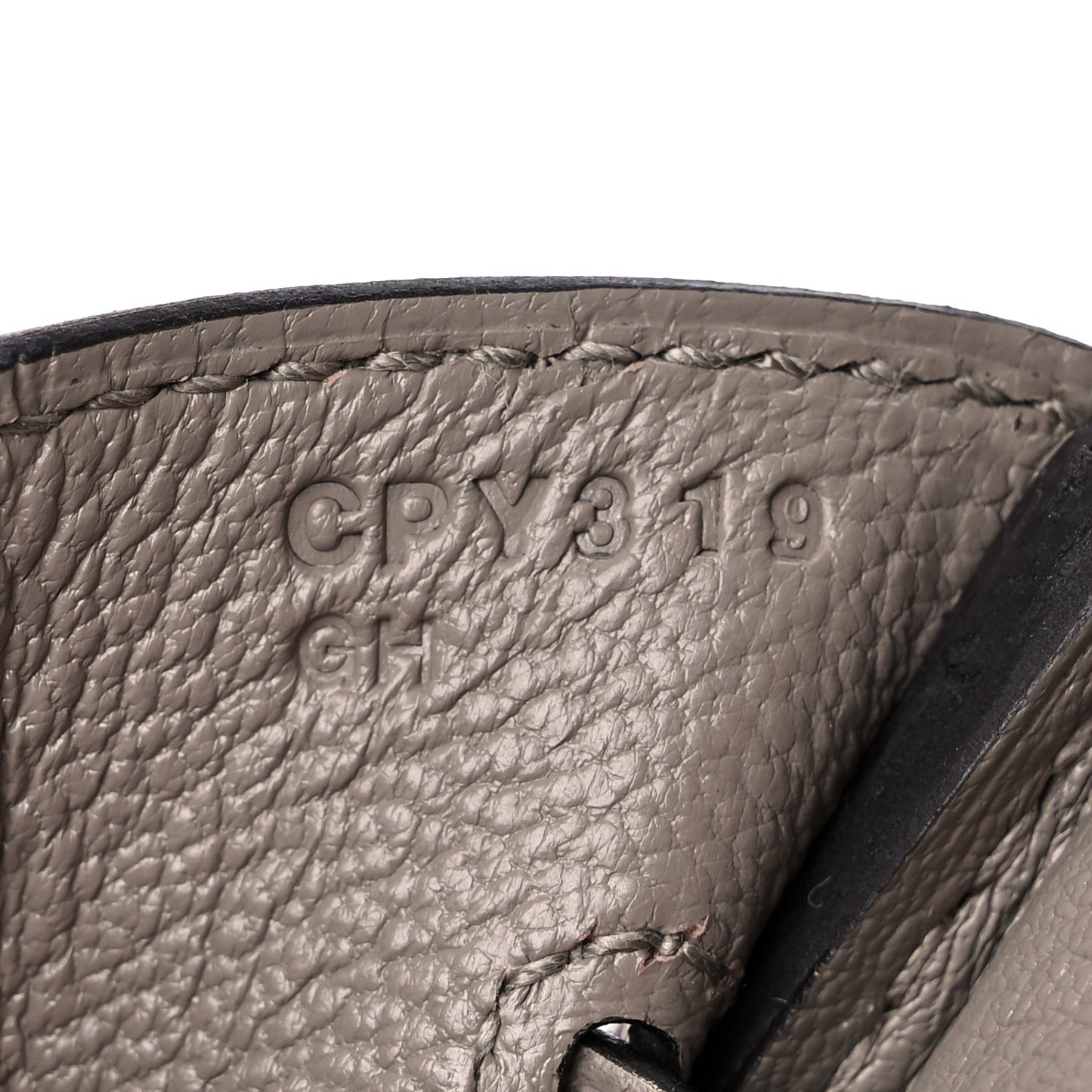 Epsom Birkin 30 Gris Asphalte