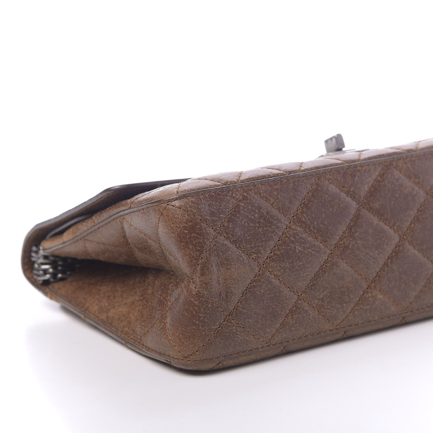 Chanel Aged Calfskin Quilted 2.55 Reissue 226 Flap Light Brown 9 of 19