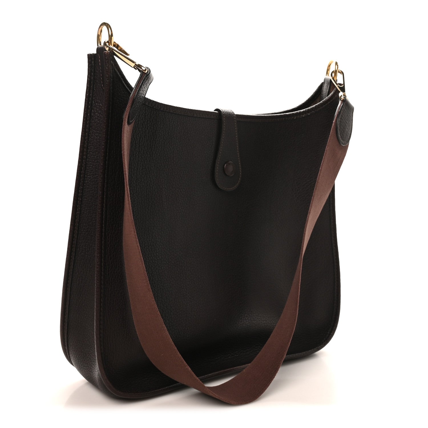 Hermes Fjord Evelyne GM Chocolate 3 of 10