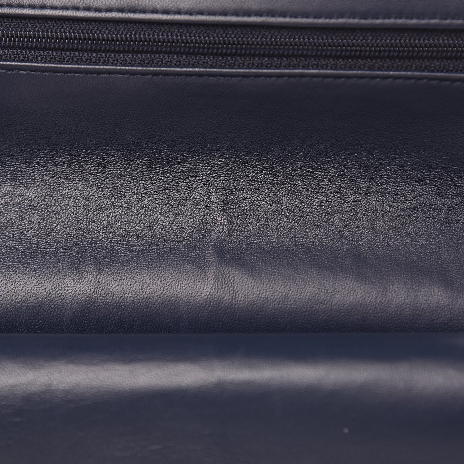 Chanel Lambskin Quilted Medium Double Flap Navy 13 of 16