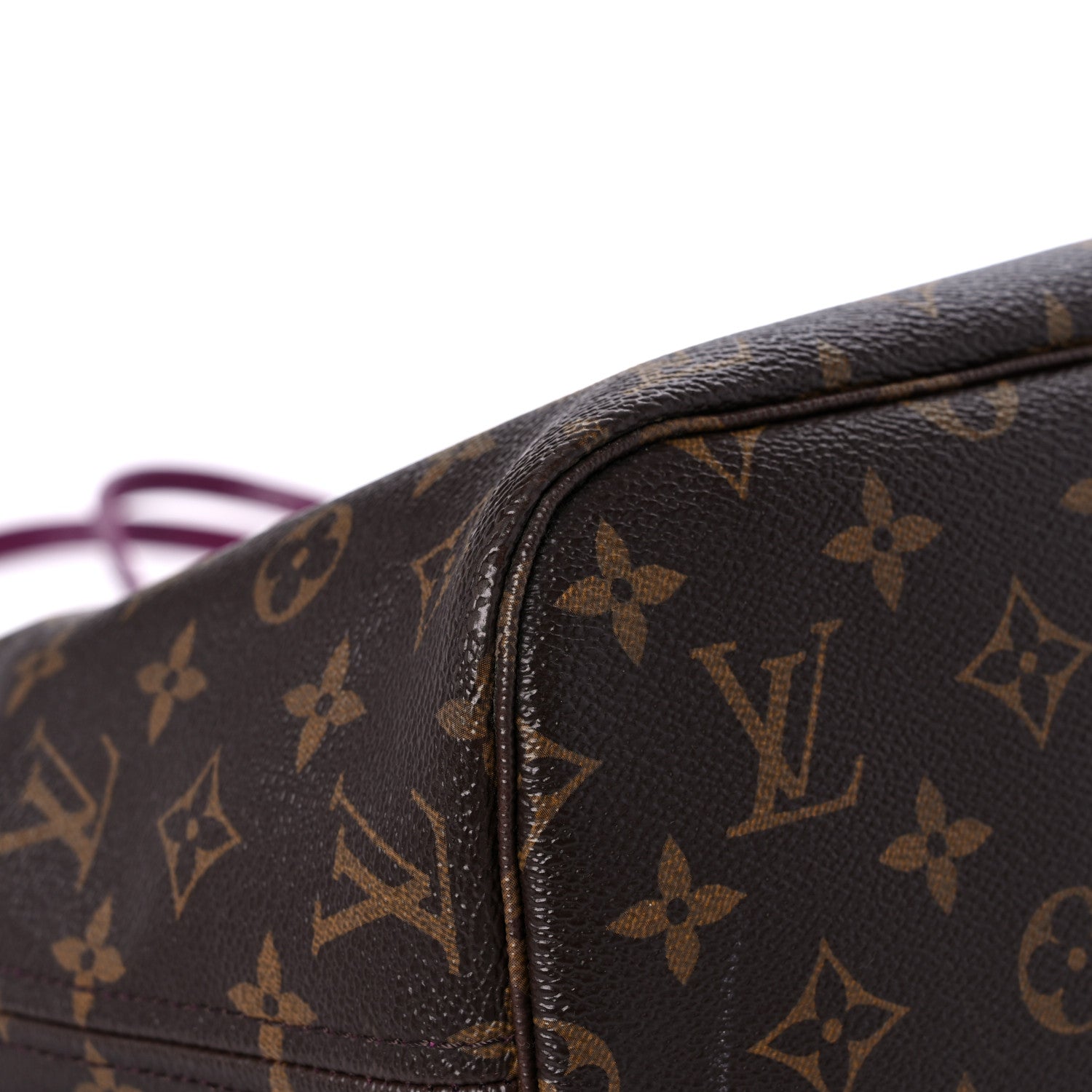 Louis Vuitton Monogram Totem Neverfull MM Magenta 9 of 16