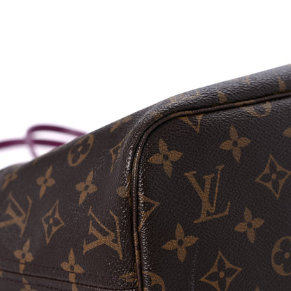 Louis Vuitton Monogram Totem Neverfull MM Magenta 9 of 16